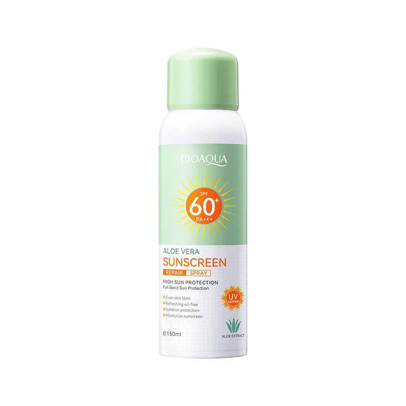 Bioaqua | Aloe Vera Sunscreen Spf 60 Spray 150Ml | Best Price in Pakistan original skincare product Pakistan Main image