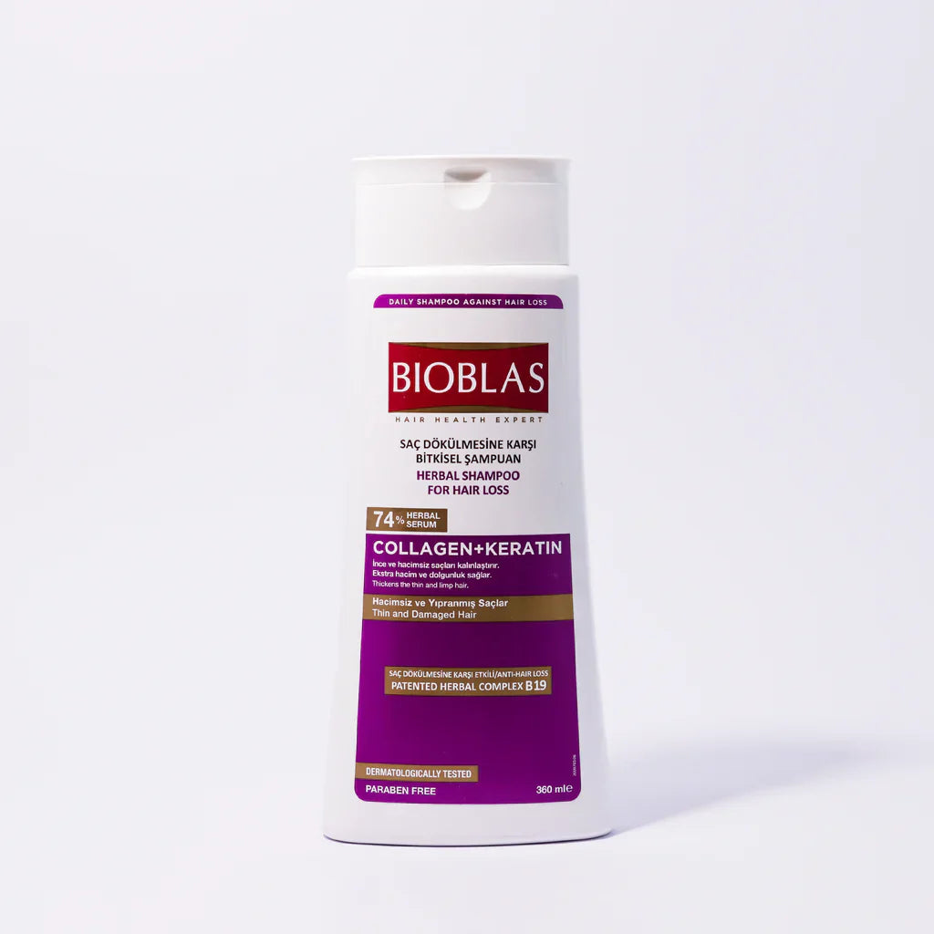 Bioblas Ahl Collagen+Keratin Shampoo 360Ml | Best Price in Pakistan original skincare product Pakistan مرکزی تصویر