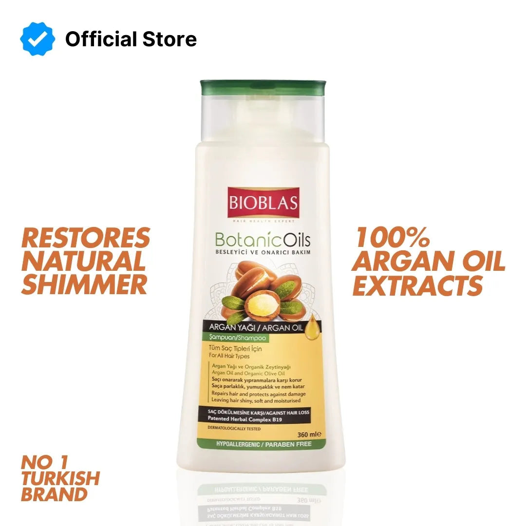 Bioblas Argan Oil Shampoo | 360ml | Best Price in Pakistan original skincare product Pakistan