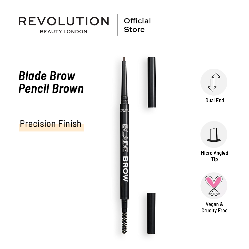 Relove By Revolution Blade Brow Pencil Brown | Best Price in Pakistan original skincare product Pakistan Main image
