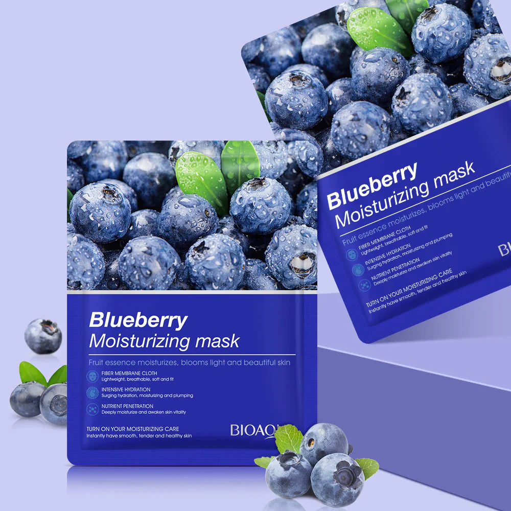 Bioaqua Blueberry Moisturizing Mask | 1 PC | Best Price in Pakistan original skincare product Pakistan