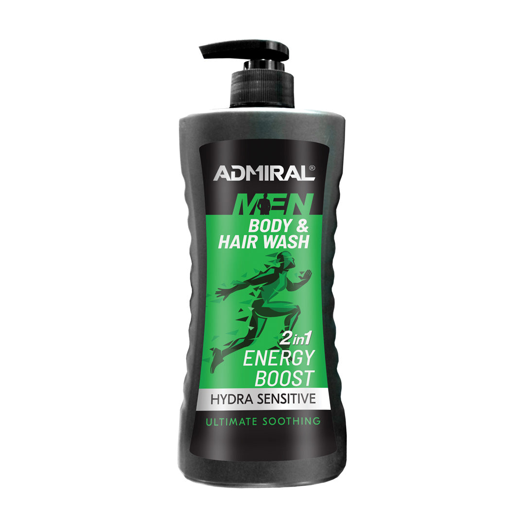 Admiral | Body & Hair Wash Energy Boost | Best Price in Pakistan original skincare product Pakistan مرکزی تصویر