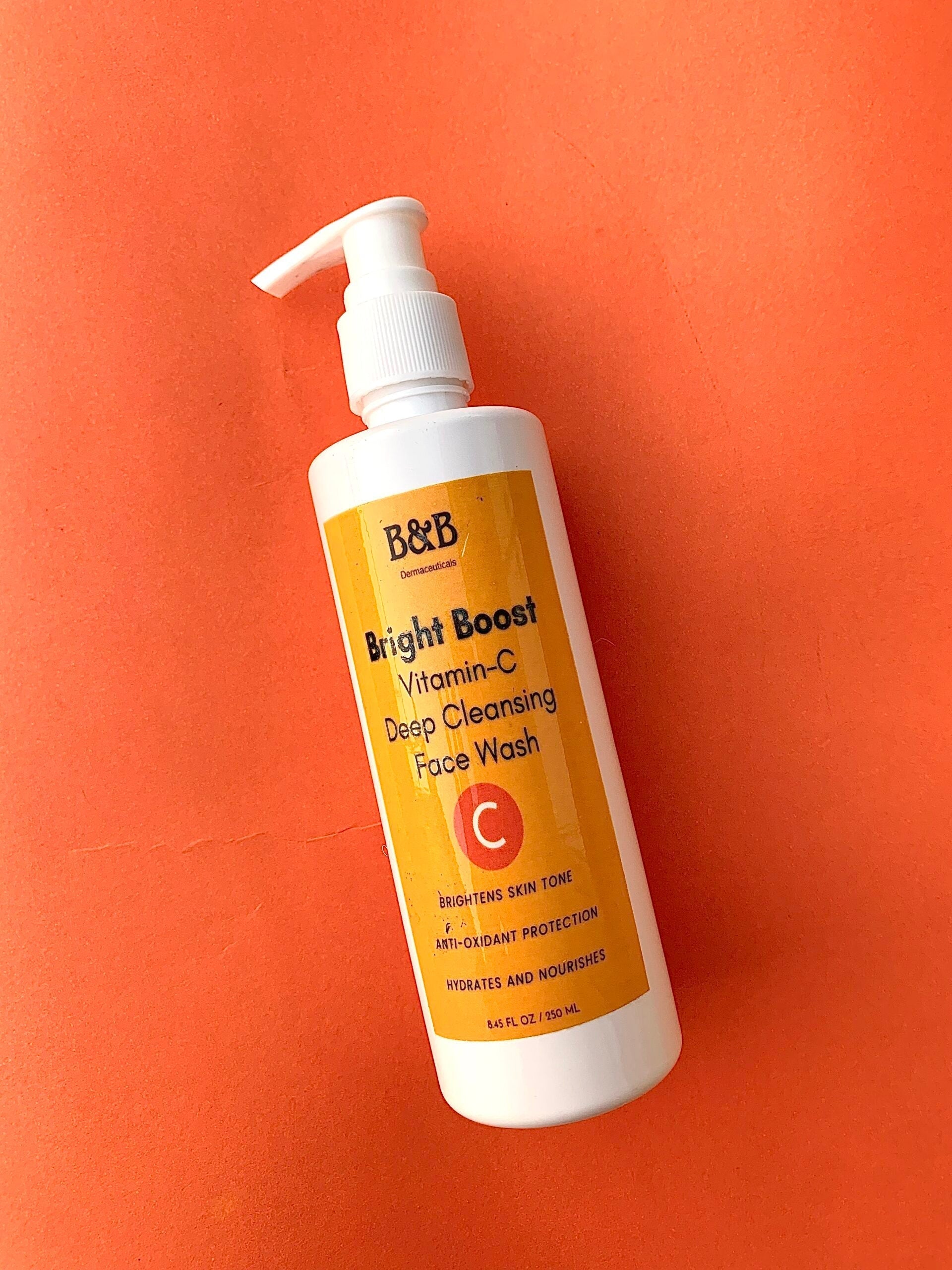 B&B Derma | Bright Boost Vitamin-C Deep Cleansing Face Wash | Best Price in Pakistan original skincare product Pakistan Main image