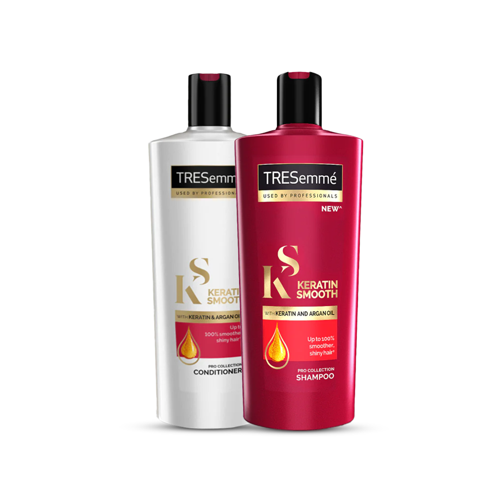 Bundle | Keratin Smooth & Straight Shampoo & Conditioner | 360Ml | Best Price in Pakistan original skincare product Pakistan Main image