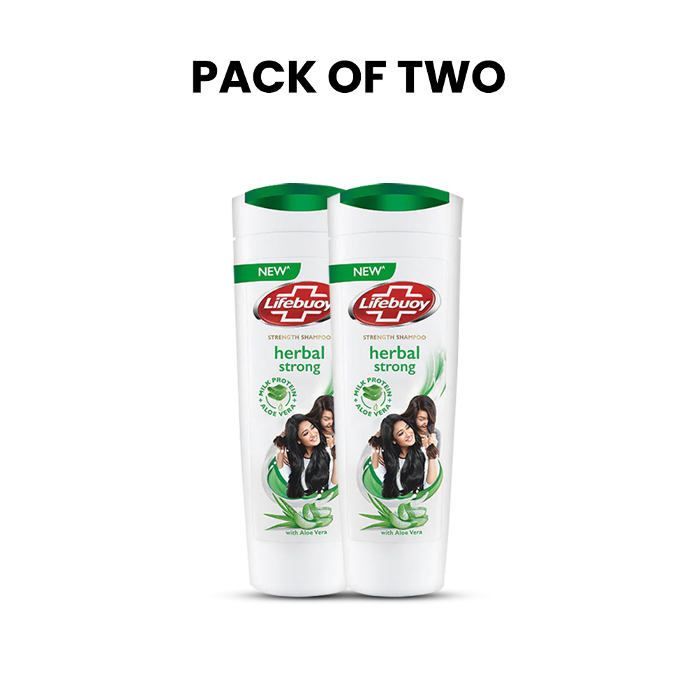 Bundle | Pack of 2 Lifebuoy Shampoo Herbal | 370Ml | Best Price in Pakistan original skincare product Pakistan
