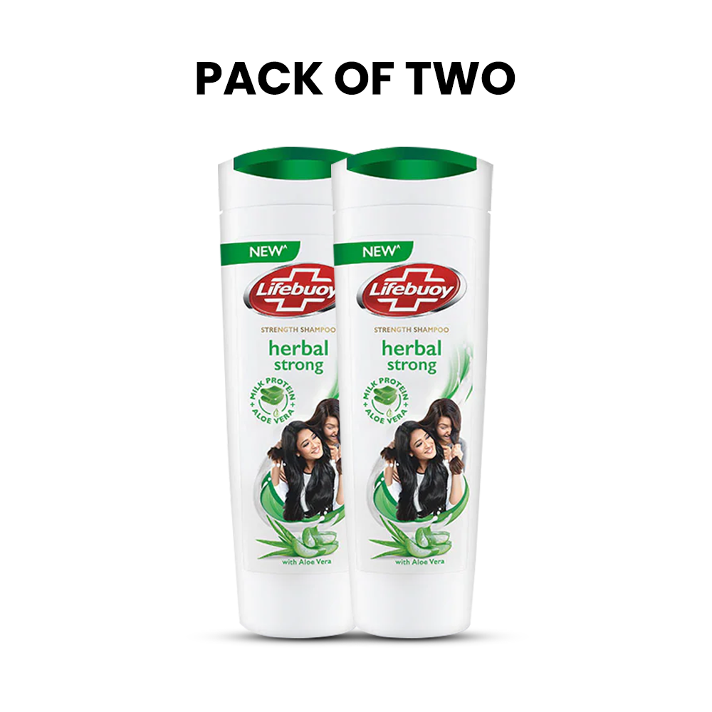 Bundle | Pack of 2 Lifebuoy Shampoo Herbal | 650ml | Best Price in Pakistan original skincare product Pakistan Main image