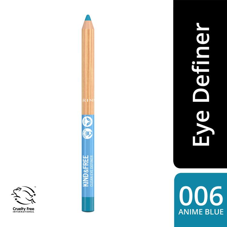 Rimmel London | Kind & Free Clean Eye Definer | 006 Anime Blue | Best Price in Pakistan original skincare product Pakistan