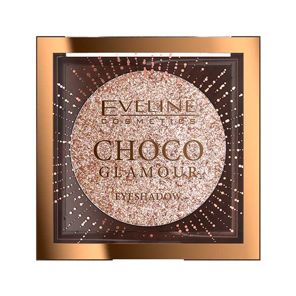 Eveline Choco Glamour Eyeshadow Moon Sparkle | 01 | Best Price in Pakistan original skincare product Pakistan