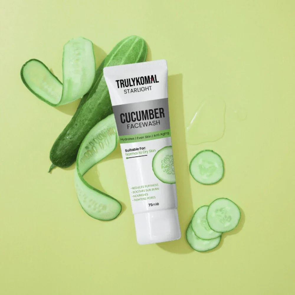 Truly Komal | Cucumber Face Wash | Best Price in Pakistan original skincare product Pakistan