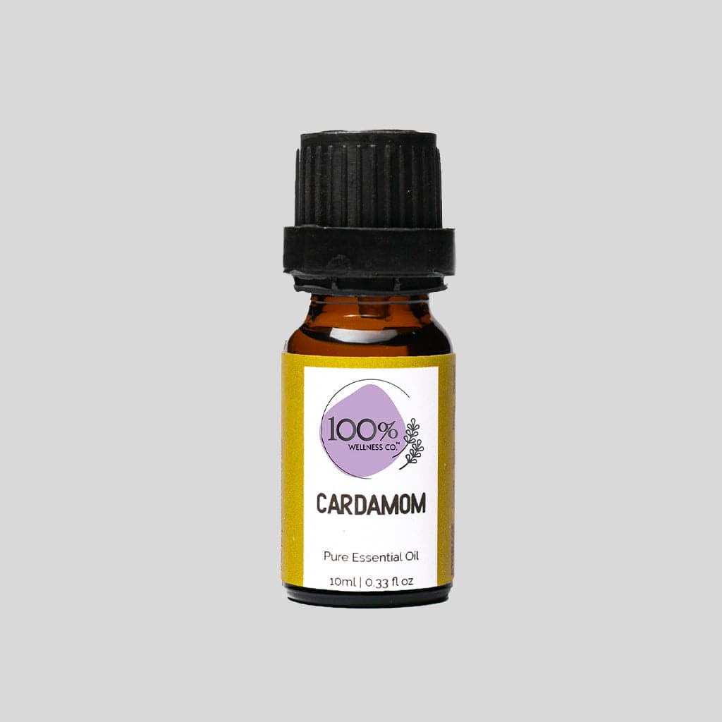 100% Wellness Co Cardamom Essential Oil | Best Price in Pakistan original skincare product Pakistan مرکزی تصویر