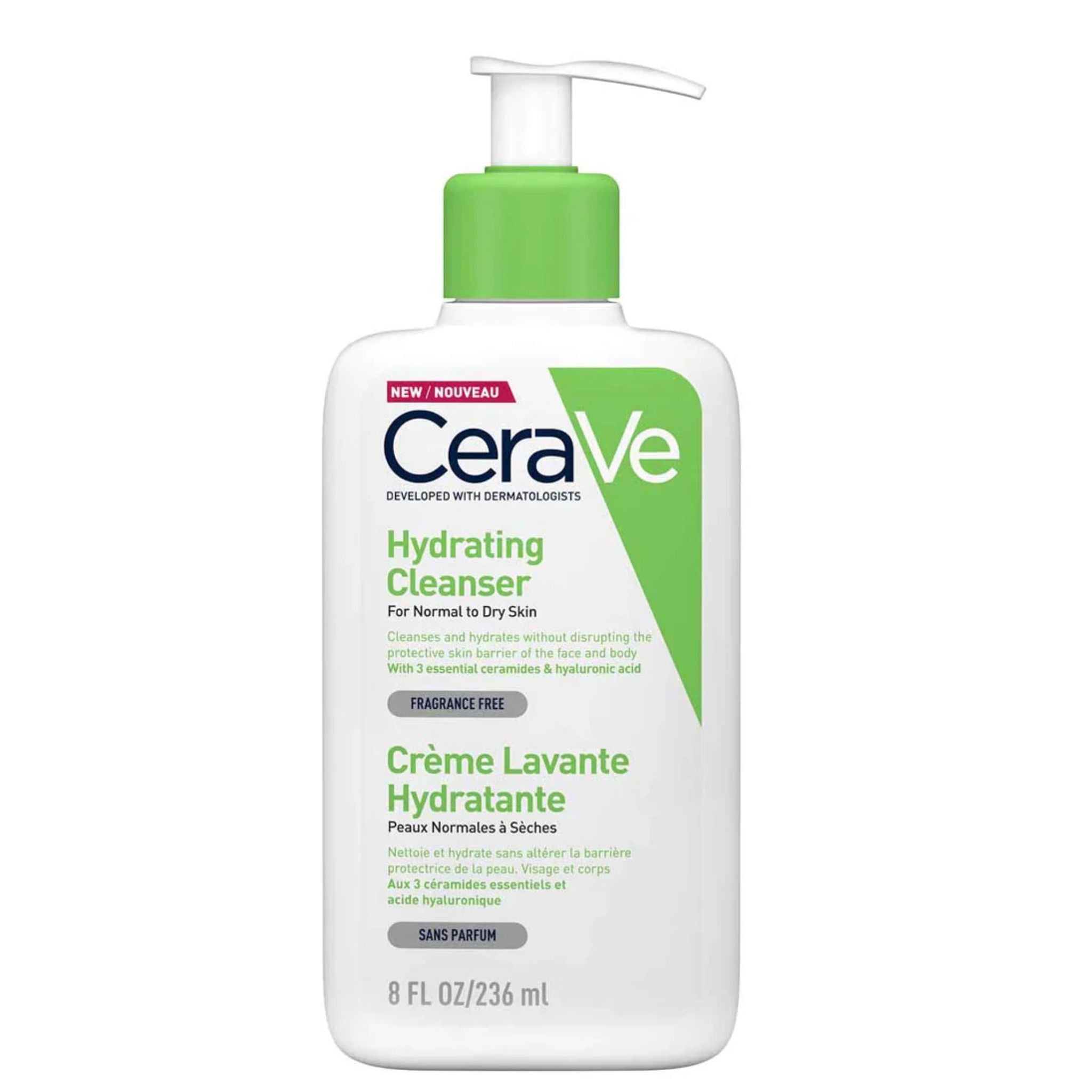 CeraVe ہائیڈریٹنگ کلینزر – 236 ملی لیٹر مرکزی تصویر