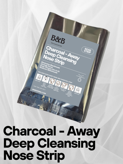 B&B Derma | Charcoal- Away Deep Cleansing Nose Strip | Best Price in Pakistan original skincare product Pakistan