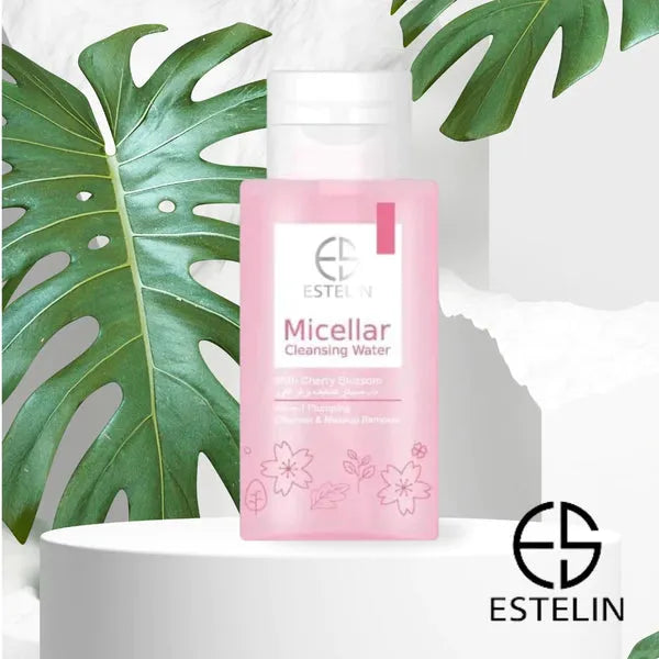 Estelin Micellar Cleansing Water With Cherry Blossom | 300Ml | Best Price in Pakistan original skincare product Pakistan Main image