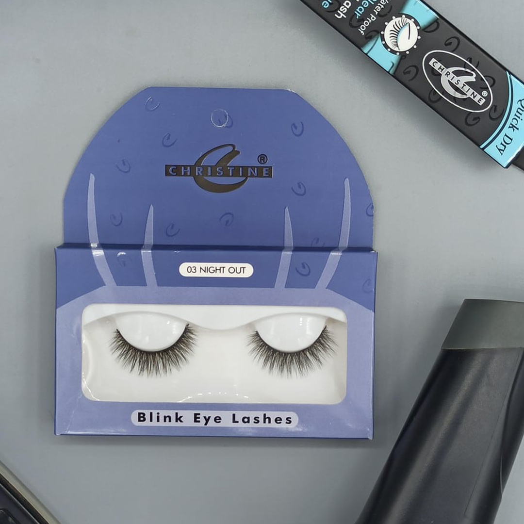 Christine Blink Eye Lashes 03 Night Out | Best Price in Pakistan original skincare product Pakistan