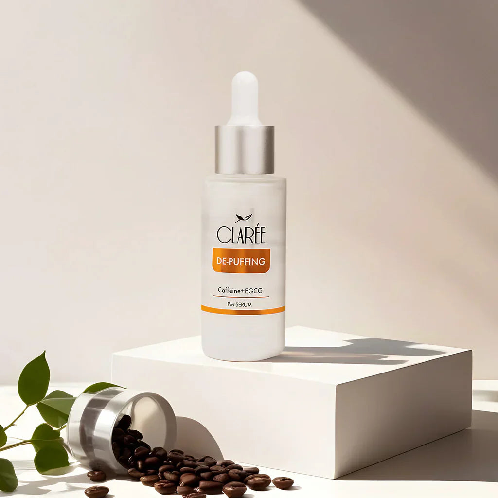 CLAREE Depuffing Serum (Caffeine +EGCG) | Best Price in Pakistan original skincare product Pakistan Main image
