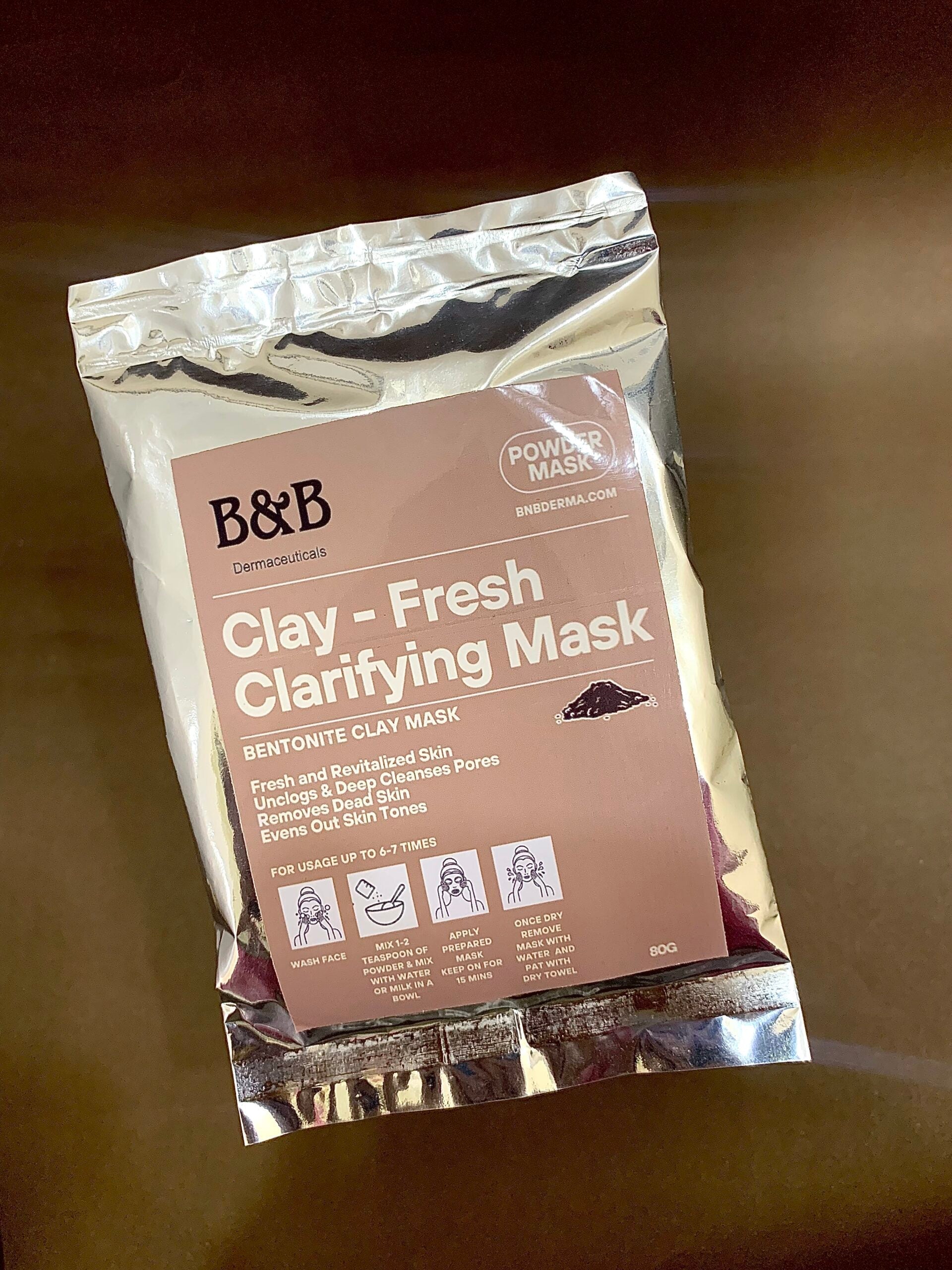 B&B Derma | Clay-Fresh Clarifying Mask | Best Price in Pakistan original skincare product Pakistan