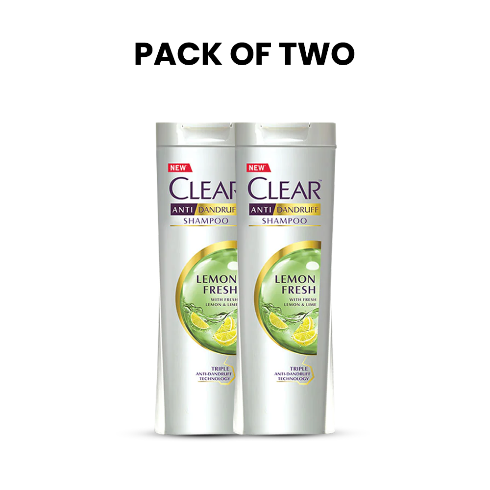 Bundle | Pack of 2 Clear Shampoo Lemon Fresh | 380Ml | Best Price in Pakistan original skincare product Pakistan Main image
