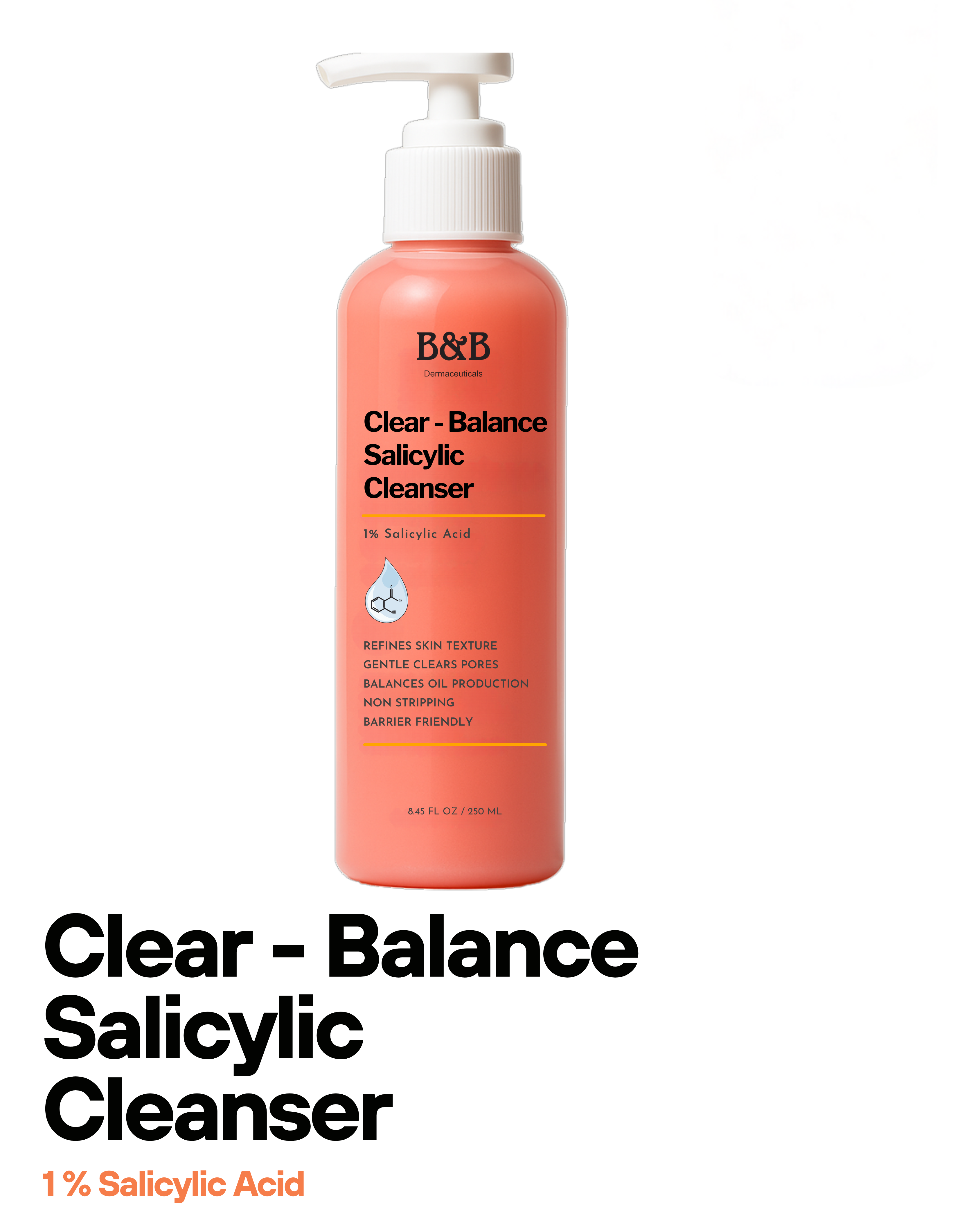 B&B Derma | Clear Balance Salicylic Cleanser | Best Price in Pakistan original skincare product Pakistan Main image