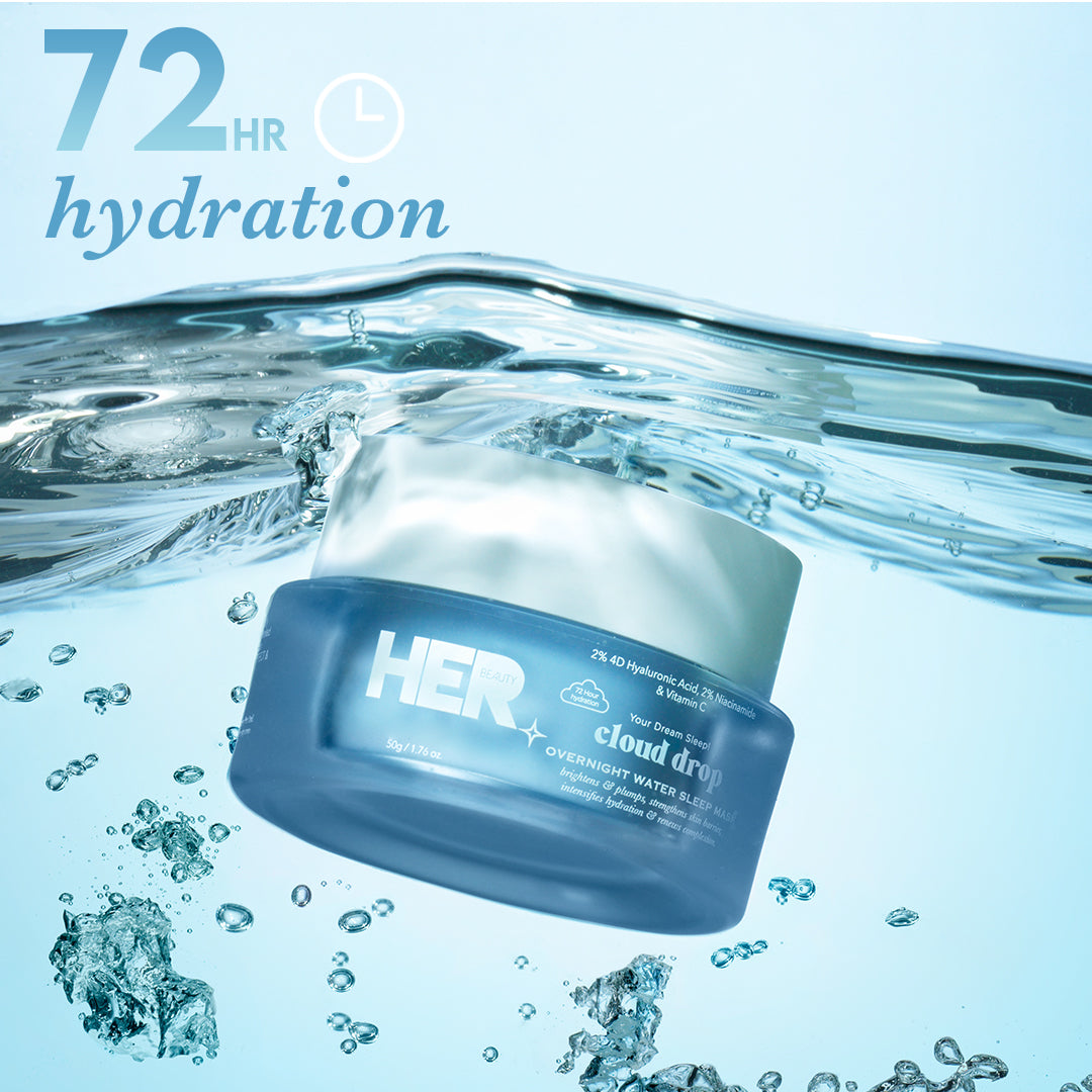 Her Beauty | Cloud Drop Over Night Water Sleeping Mask | 50G | Best Price in Pakistan original skincare product Pakistan