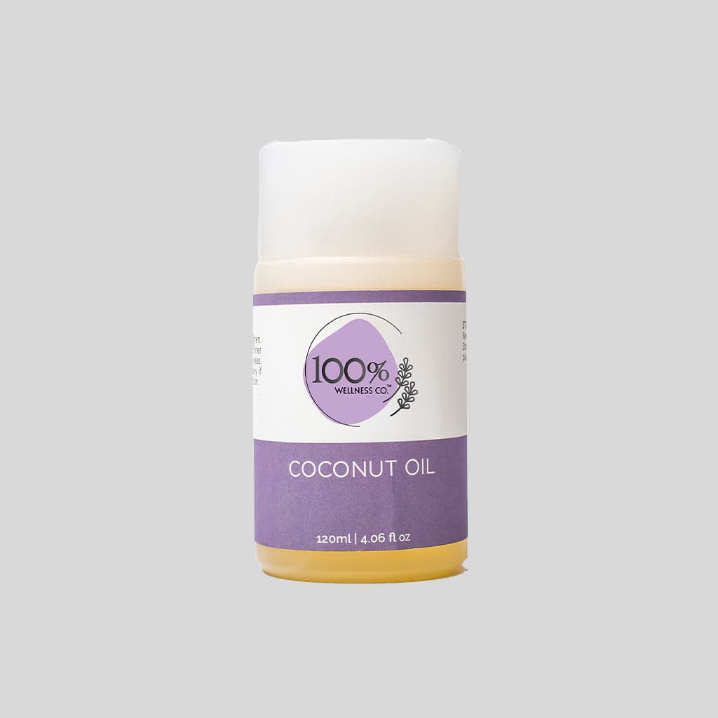 100% Wellness Co Coconut Oil | Best Price in Pakistan original skincare product Pakistan مرکزی تصویر