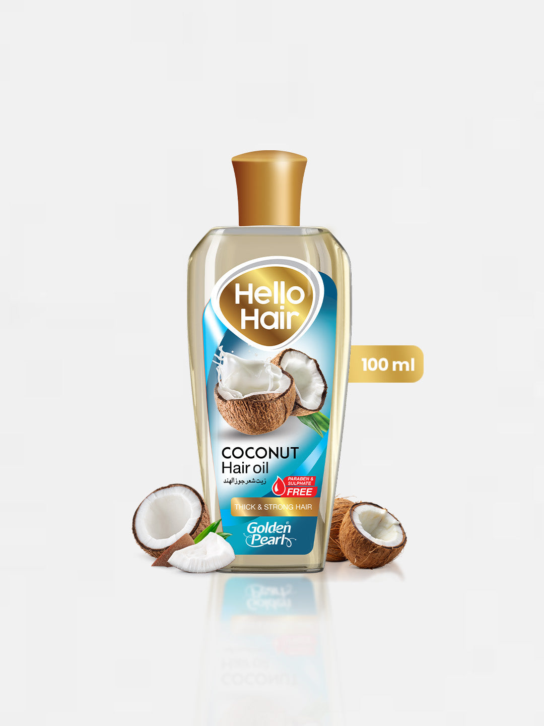 Golden Pearl Hello Hair Coconut Hair Oil | 100ml | Best Price in Pakistan original skincare product Pakistan Main image