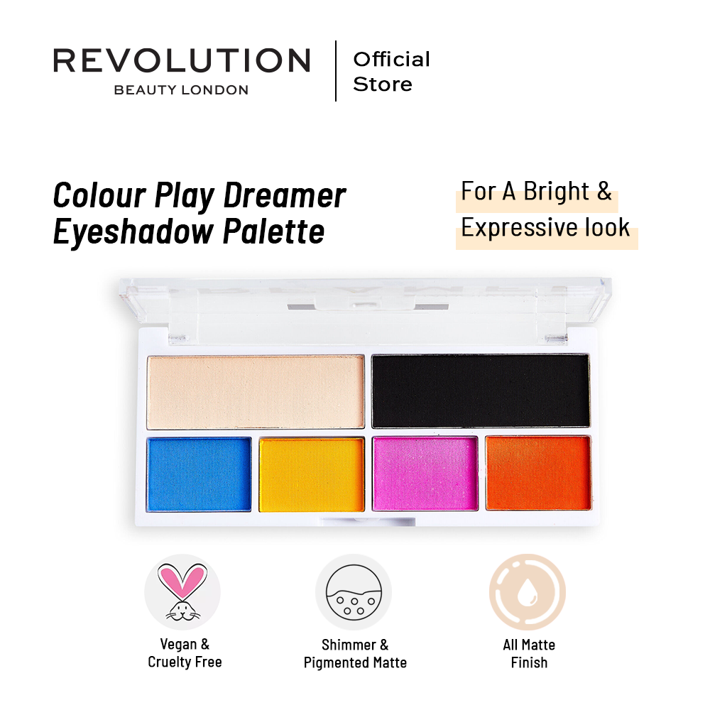 Relove By Revolution Colour Play Dreamer Eyeshadow Palette | Best Price in Pakistan original skincare product Pakistan Main image