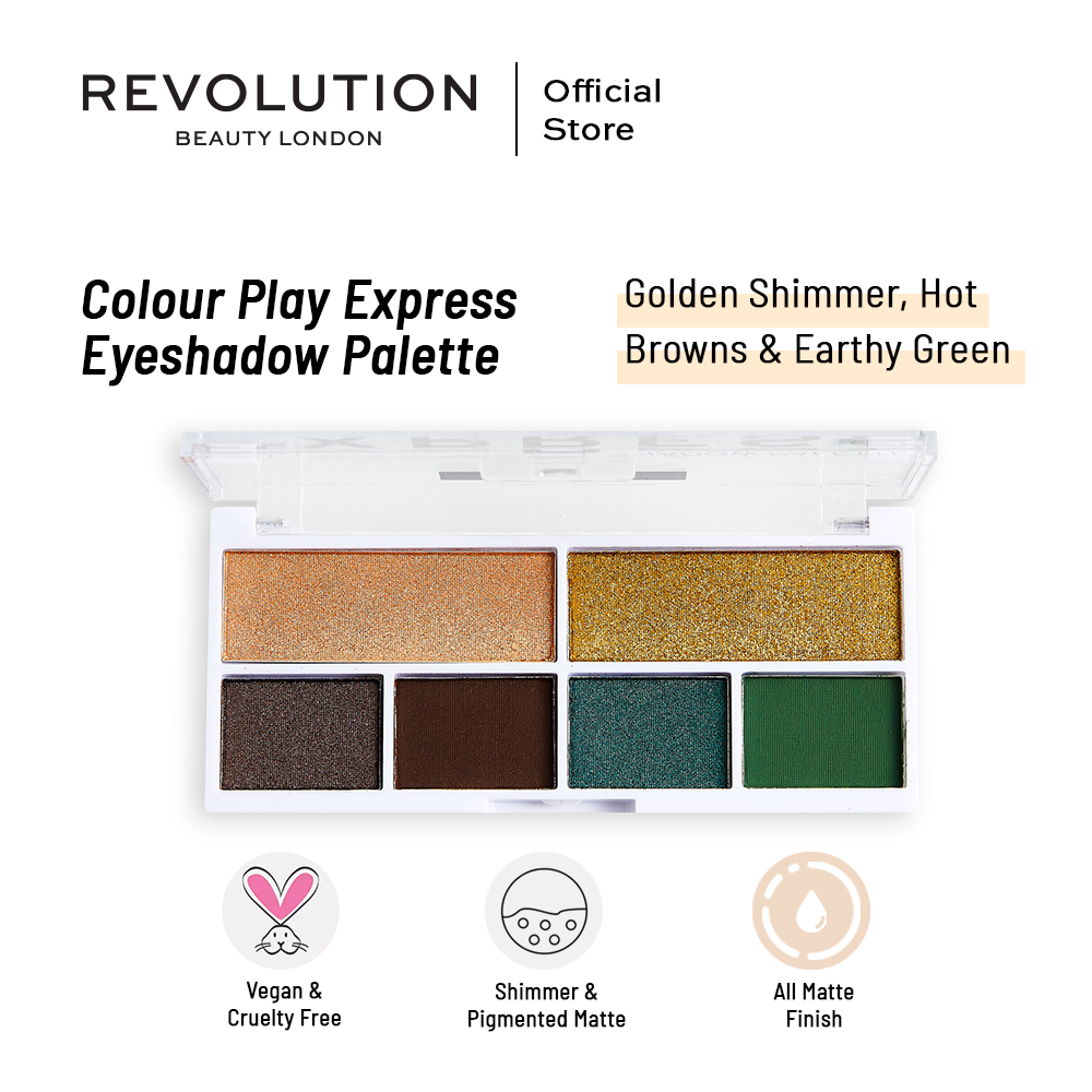 Relove By Revolution Colour Play Express Eyeshadow Palette | Best Price in Pakistan original skincare product Pakistan
