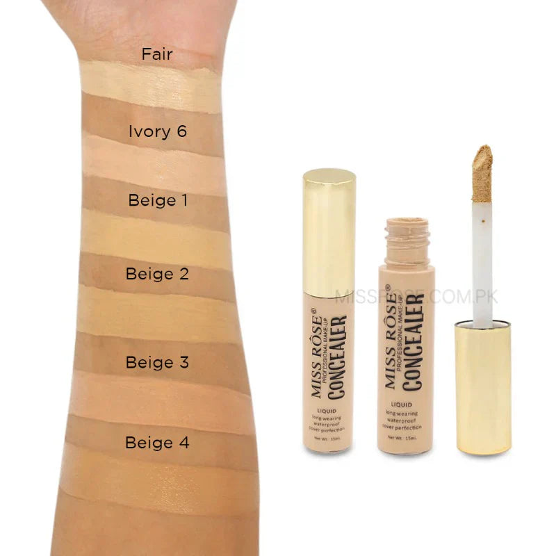 Miss Rose Waterproof Concealer Beige 2 15Ml | Best Price in Pakistan original skincare product Pakistan