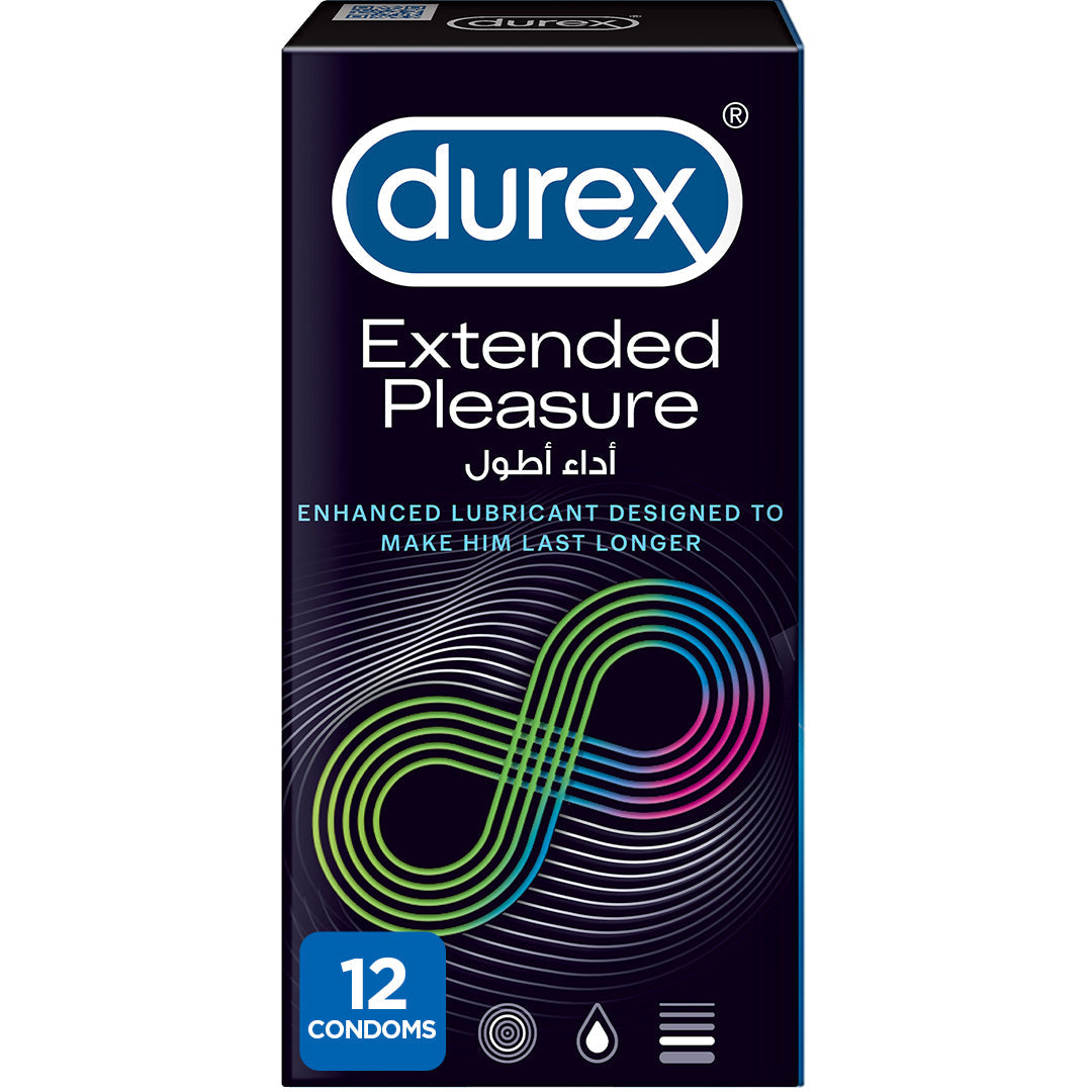 Durex Extended Pleasure Condoms 12 Pieces | Best Price in Pakistan original skincare product Pakistan مرکزی تصویر