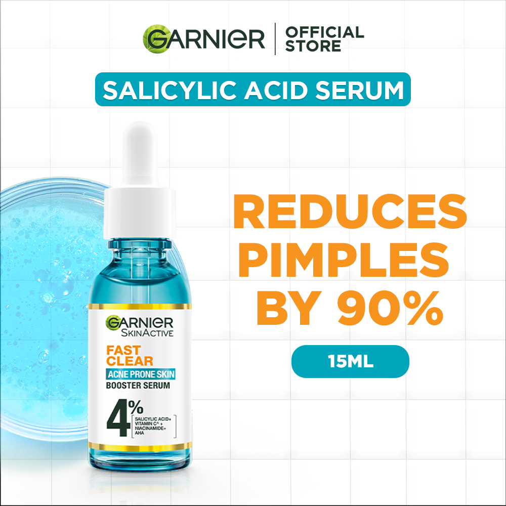 Garnier Fast Clear Serum for Acne Prone Skin | 15ml | Best Price in Pakistan original skincare product Pakistan