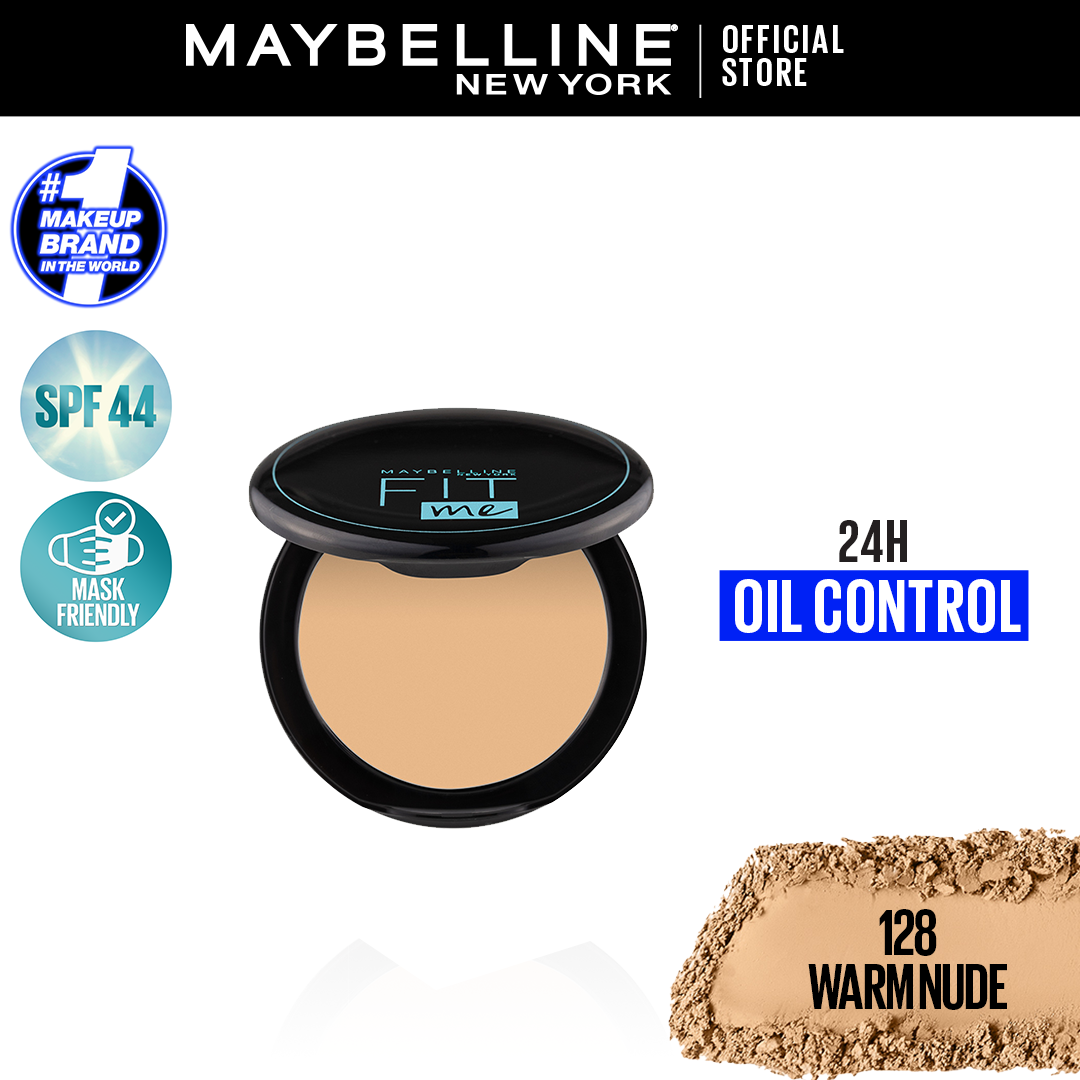 Maybelline New York Fit Me Matte & Poreless Compact Powder | 128 Warm Nude | Best Price in Pakistan original skincare product Pakistan Main image
