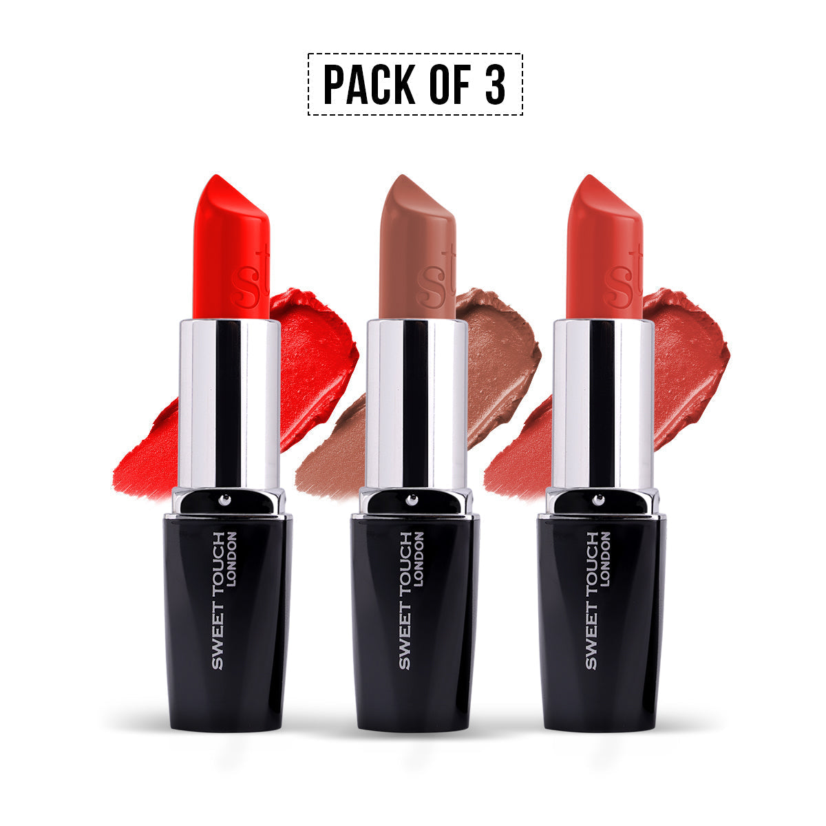 Coral Cascade Trio Lipstick Set | Best Price in Pakistan original skincare product Pakistan مرکزی تصویر