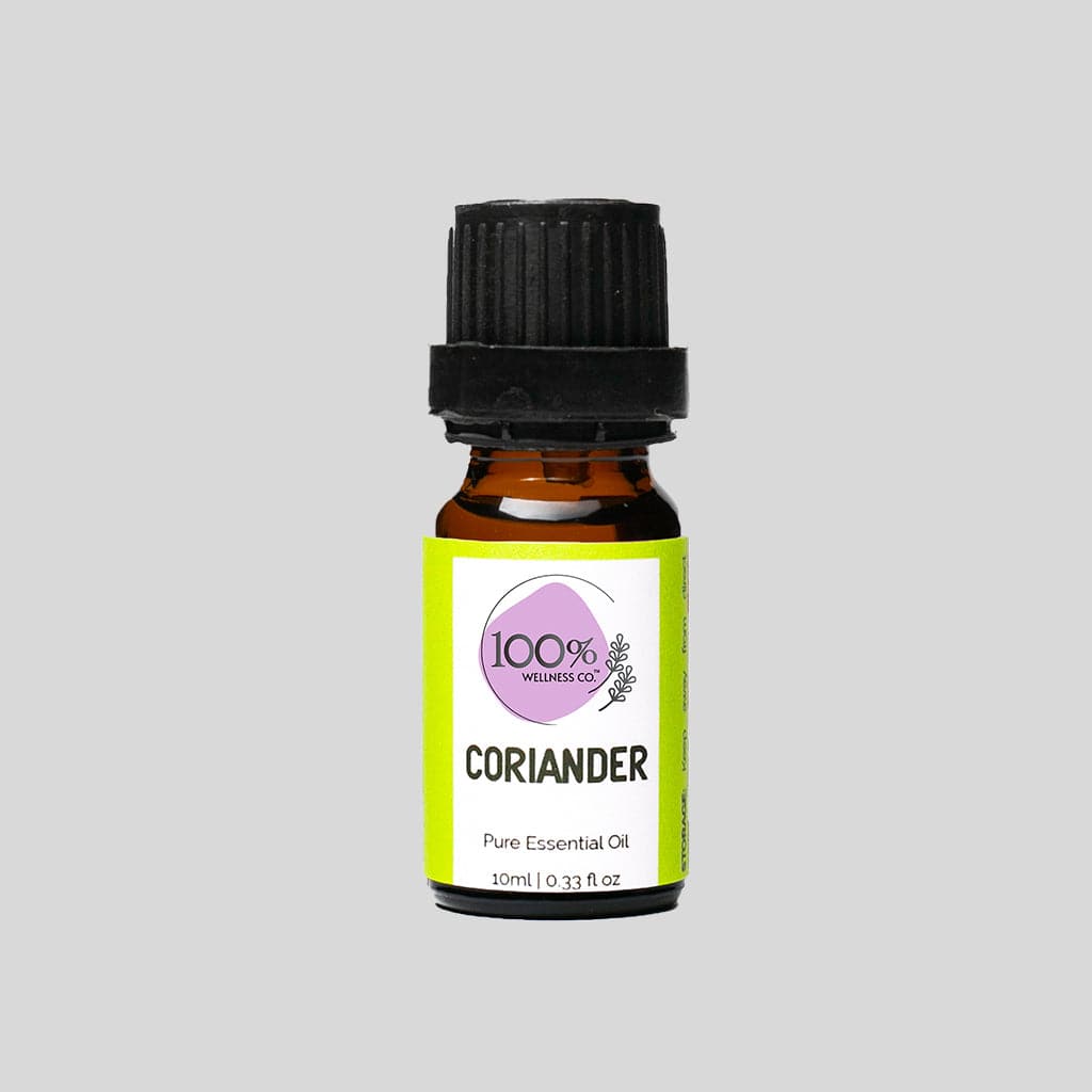 100% Wellness Co Coriander Essential Oil | Best Price in Pakistan original skincare product Pakistan
