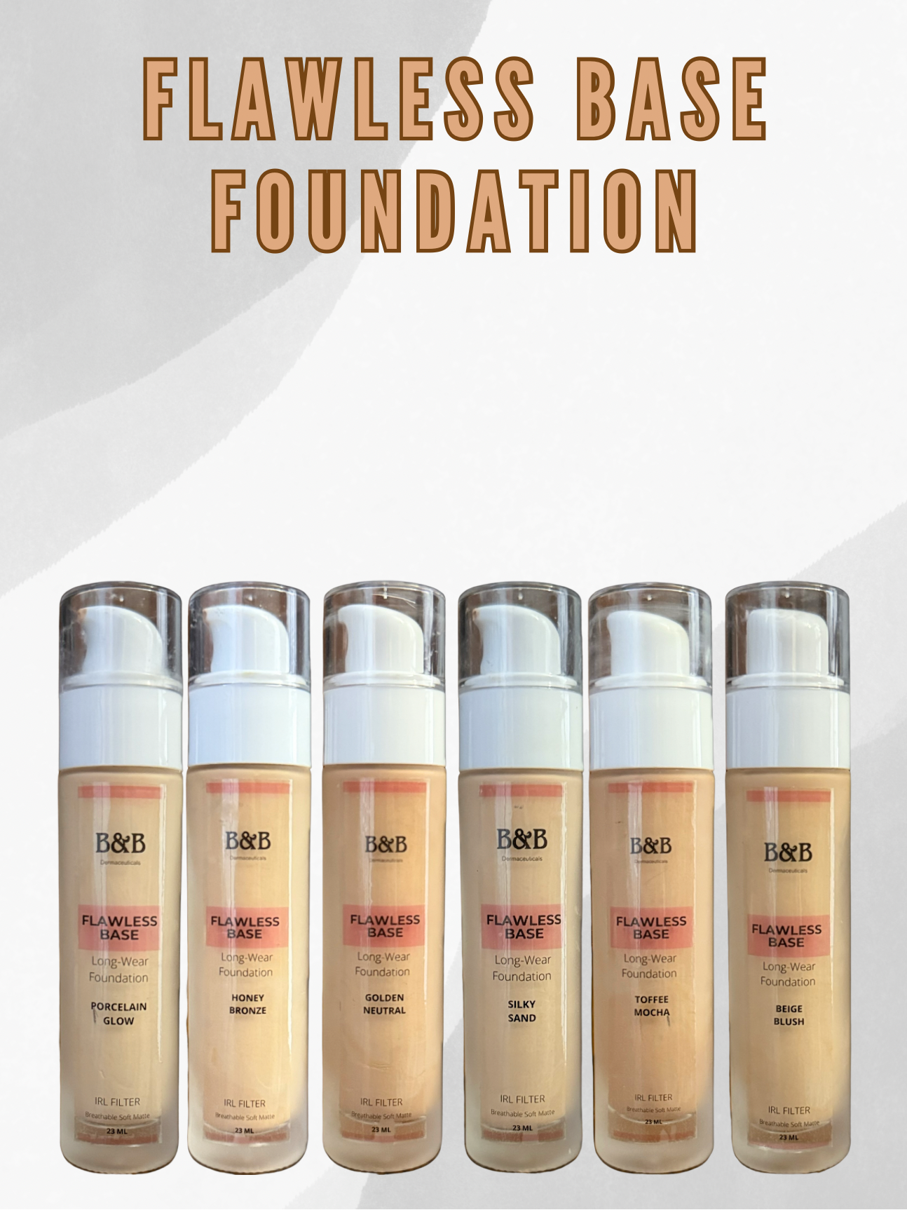 B&B Derma | Make Up Foundation |  Guide | Best Price in Pakistan original skincare product Pakistan مرکزی تصویر