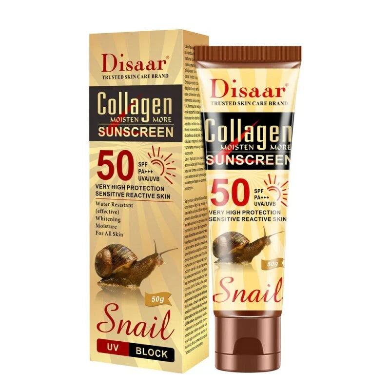 Disaar | Collagen Snail Whitening Sunscreen Spf-50 | 50gm | Best Price in Pakistan original skincare product Pakistan