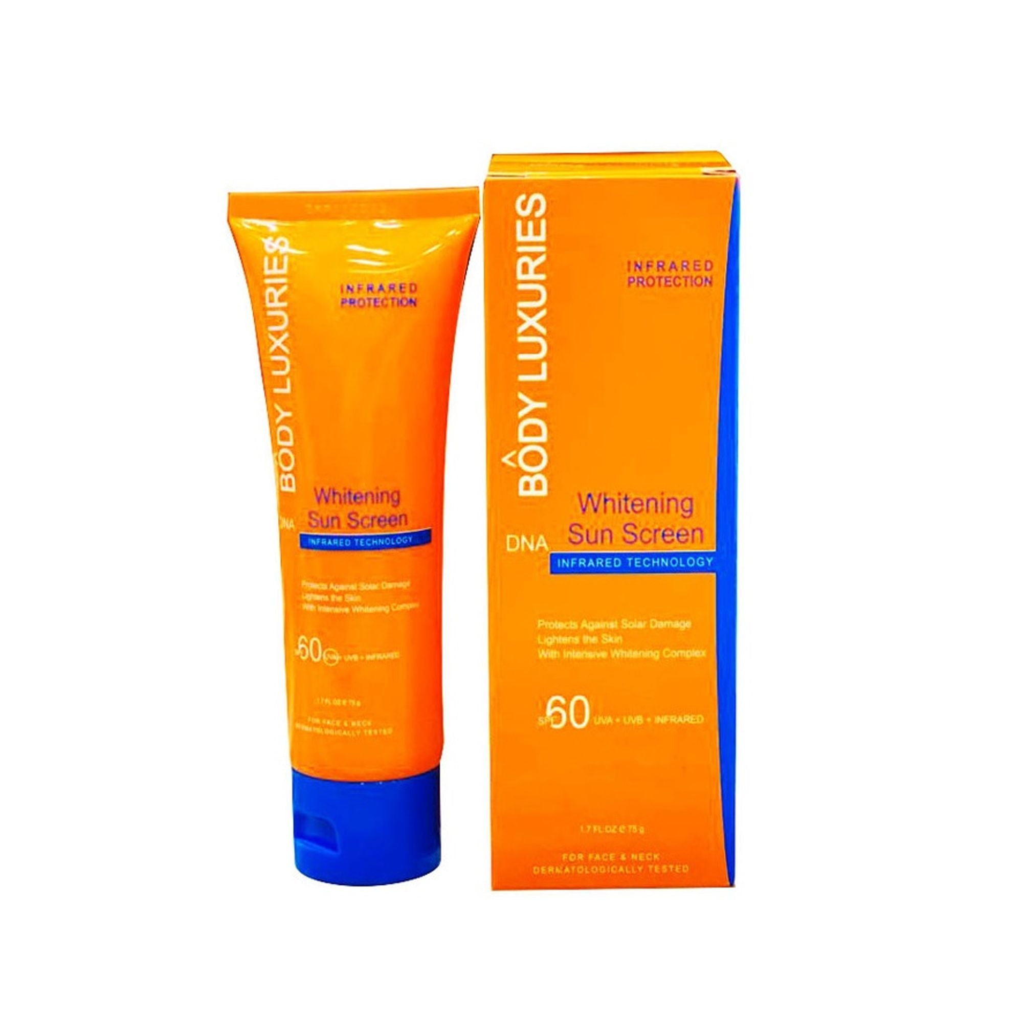 Body Luxuries | DNA Sun Screen SPF 60 | 75ml | Best Price in Pakistan original skincare product Pakistan