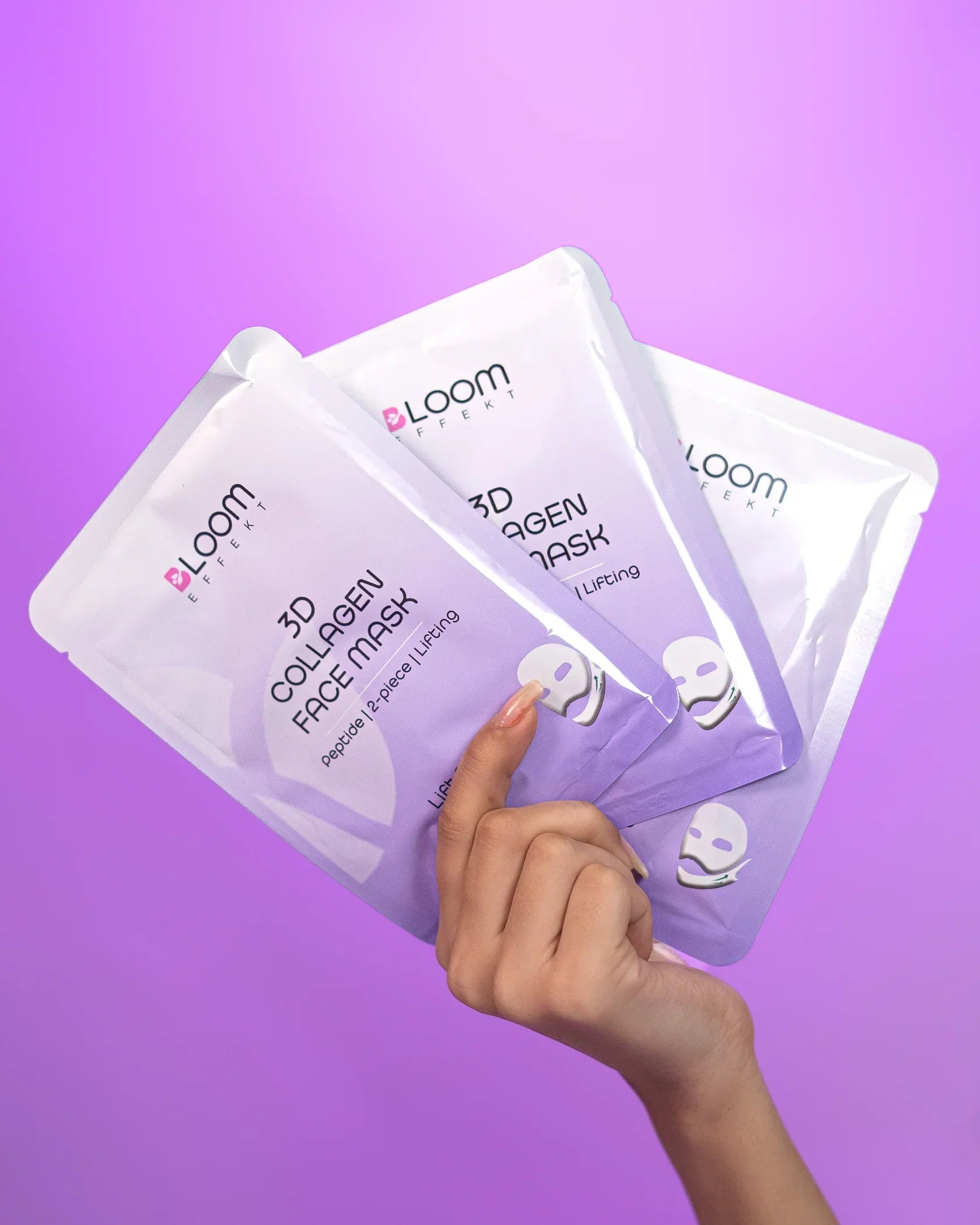 Bloom Effekt 3D Collagen Mask | Best Price in Pakistan original skincare product Pakistan Main image
