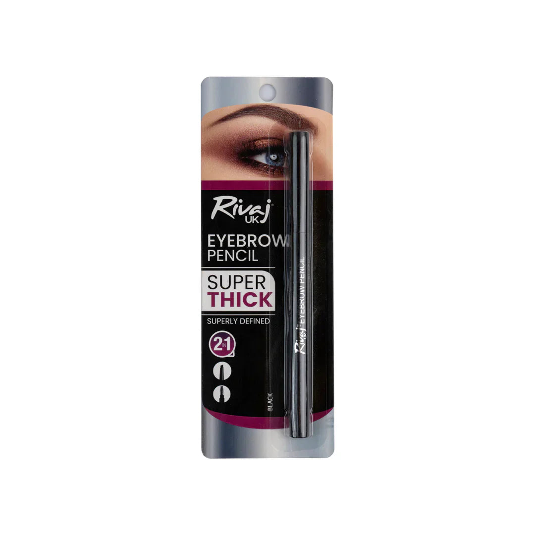 Rivaj | Super Thick Eyebrow Pencil (Black) | Best Price in Pakistan original skincare product Pakistan Main image
