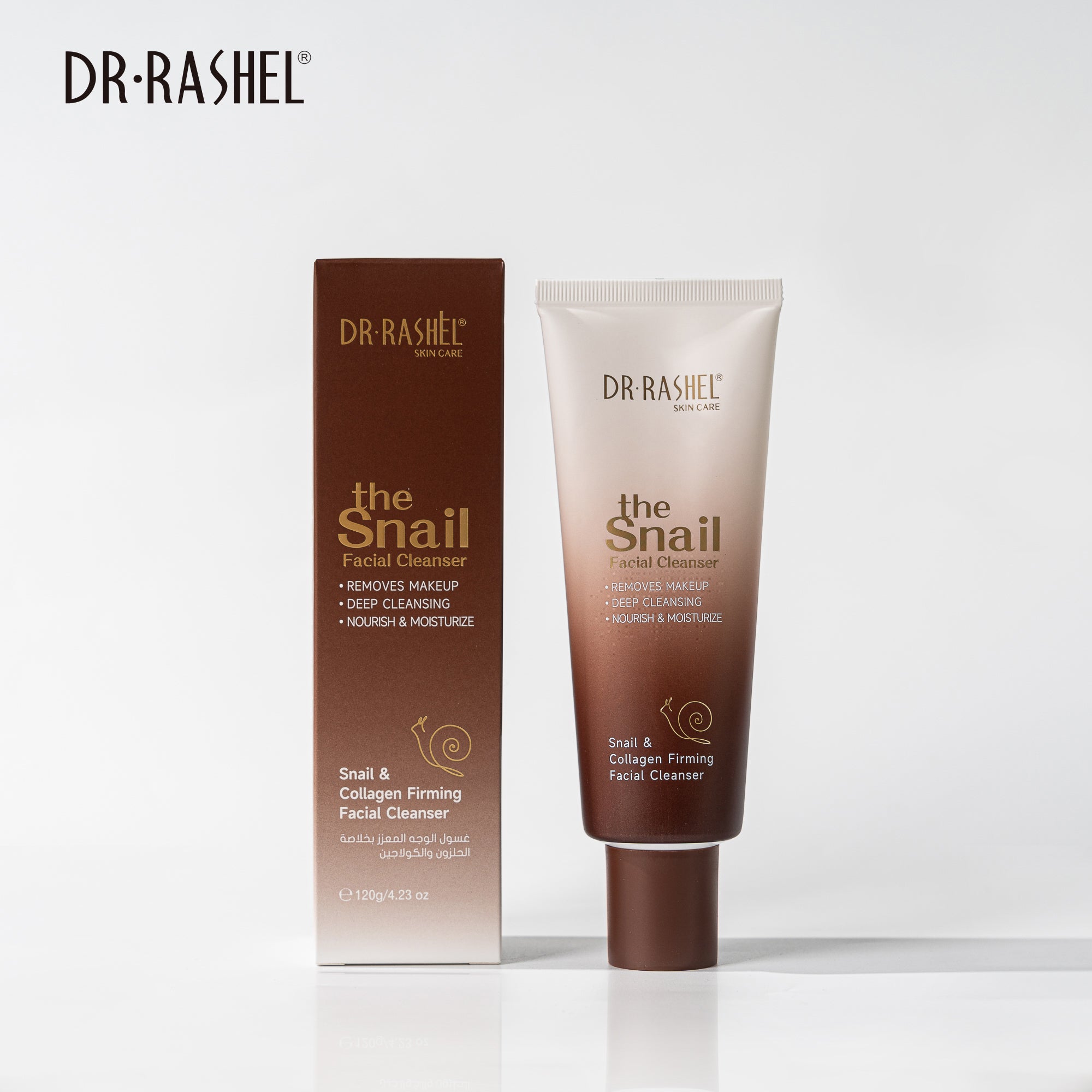Dr Rashel | Snail & Collagen Firming Facial Cleanser | 120g | Best Price in Pakistan original skincare product Pakistan مرکزی تصویر