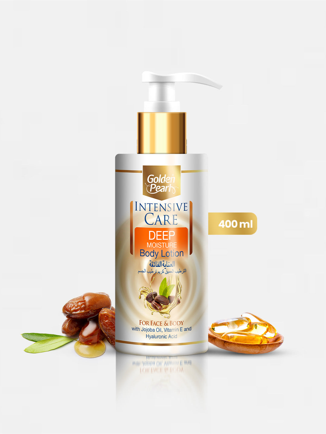 Golden Pearl Intensive Care Deep Moisture Body Lotion | 400ml | Best Price in Pakistan original skincare product Pakistan مرکزی تصویر