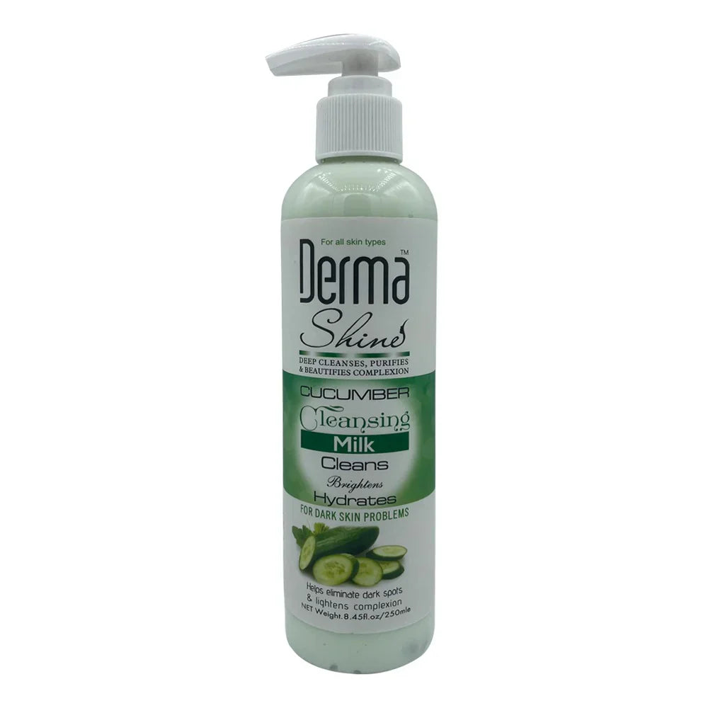 Derma Shine Cucumber Cleansing Milk | 250Ml | Best Price in Pakistan original skincare product Pakistan