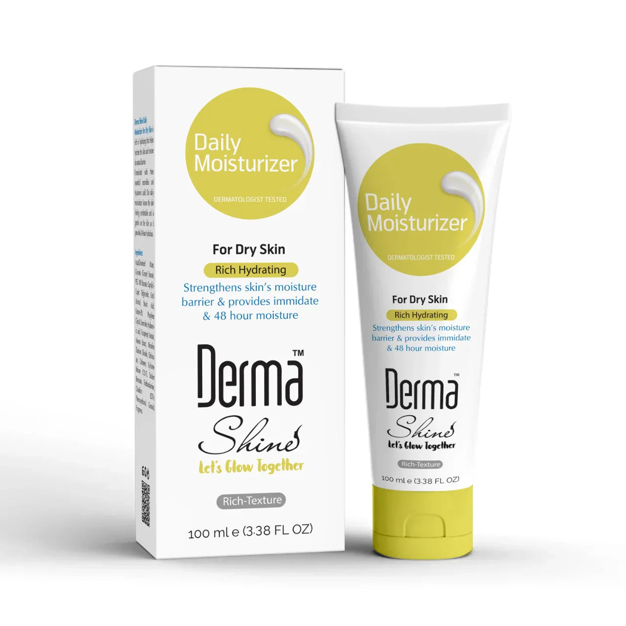 Derma Shine Daily Moisturizer Rich Hydrating 100 Ml | Best Price in Pakistan original skincare product Pakistan Main image