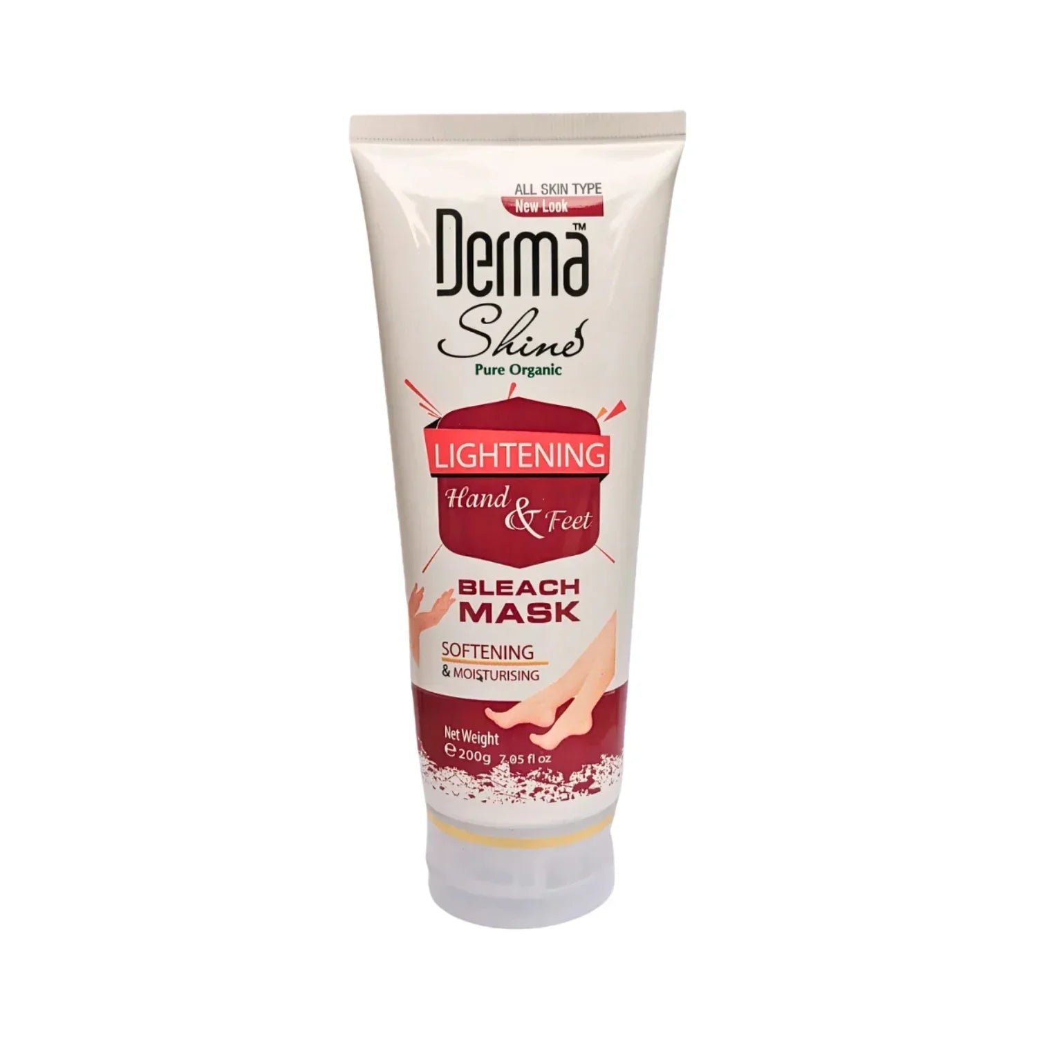 Derma Shine Hand and Feet Lightening Bleach Mask 200g | Best Price in Pakistan original skincare product Pakistan