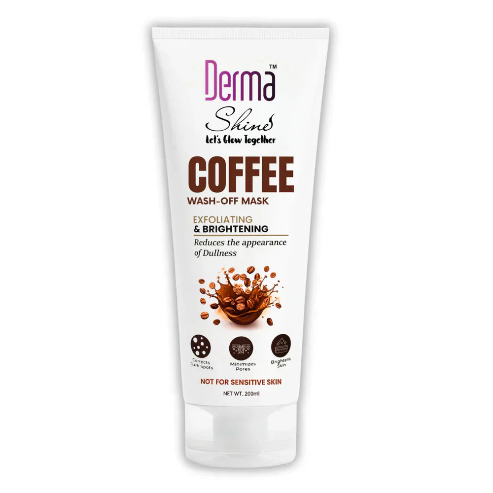 Derma Shine Coffee Wash Off Mask 200Ml | Best Price in Pakistan original skincare product Pakistan