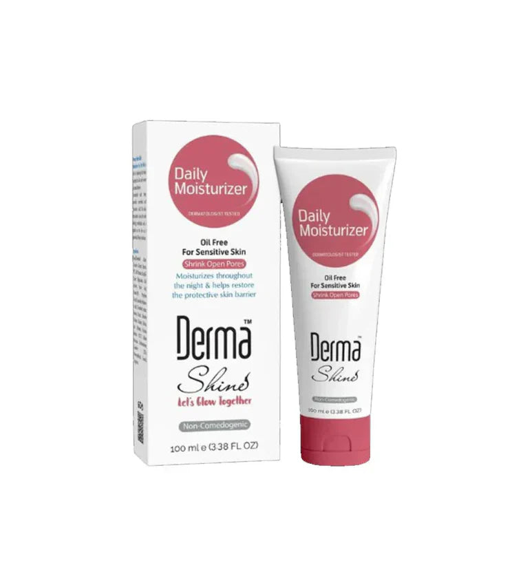 Derma Shine Daily Moisturizer Shrink Open Pores 100 Ml | Best Price in Pakistan original skincare product Pakistan مرکزی تصویر