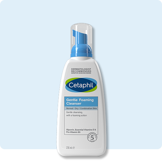 CETAPHIL GENTLE FOAMING CLEANSER NORMAL DRY SKIN PUMP 236 ML | Best Price in Pakistan original skincare product Pakistan