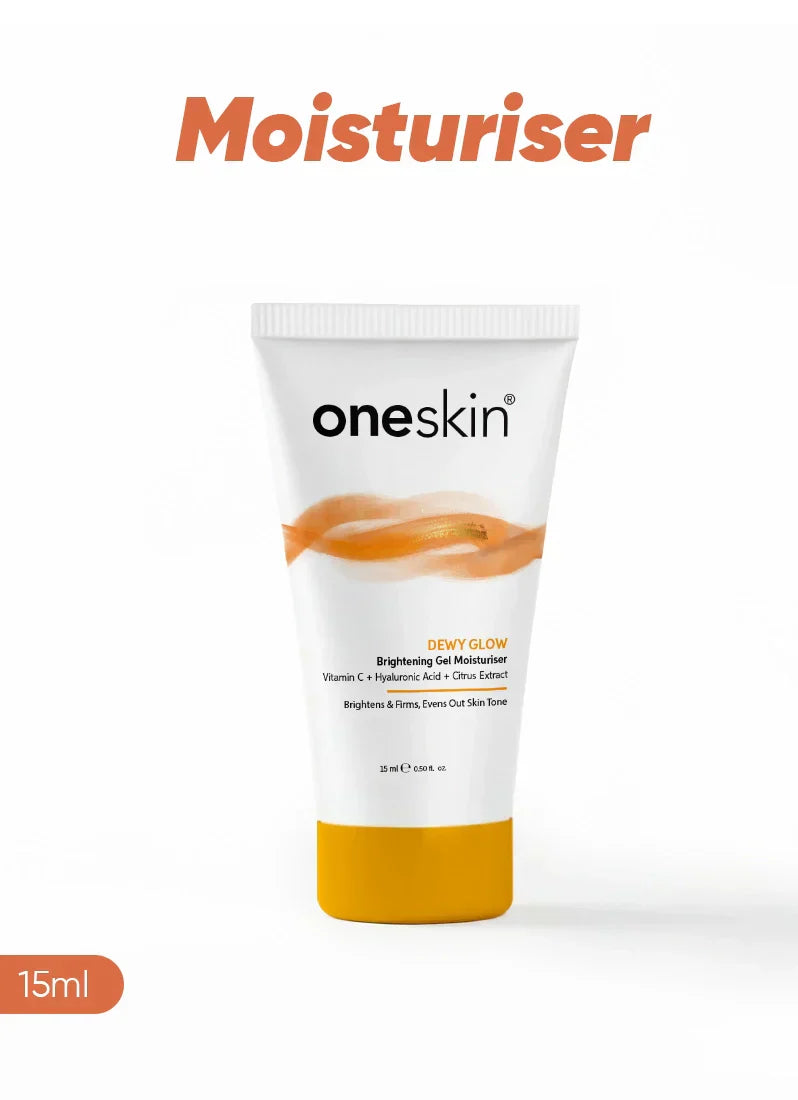Oneskin Dewy Glow Brightening Gel Moisturizer 15ml- Travel Size | Best Price in Pakistan original skincare product Pakistan Main image