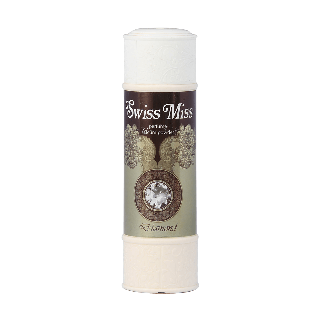 Swiss Miss | Diamond Perfumed Talcum Powder 120gm | Best Price in Pakistan original skincare product Pakistan