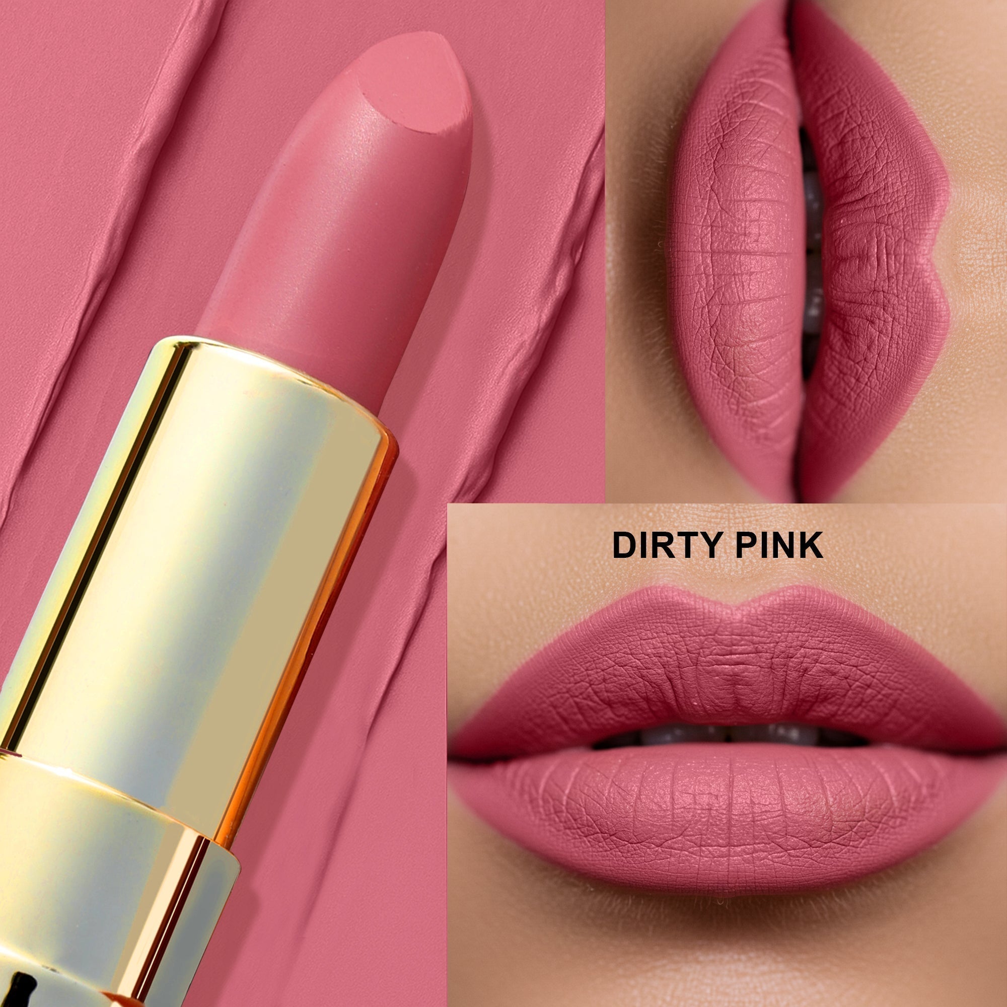 BBA By Suleman | Florence Velvet Matte Lipstick | Dirty Pink | Best Price in Pakistan original skincare product Pakistan مرکزی تصویر