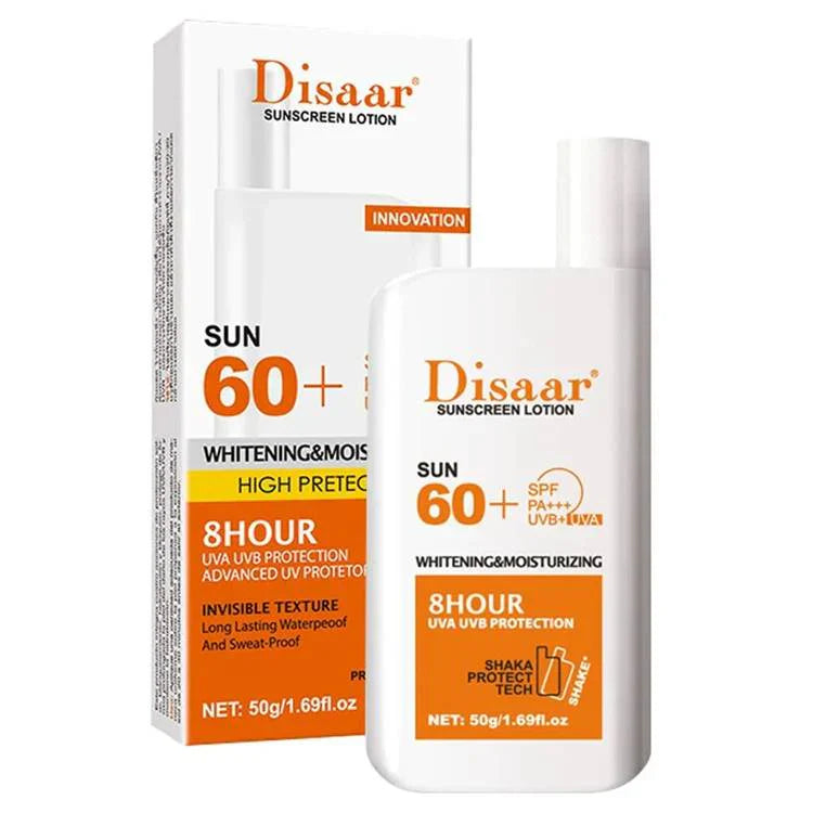 Disaar Sunscreen Lotion Spf60+ High Protection 50G | Best Price in Pakistan original skincare product Pakistan